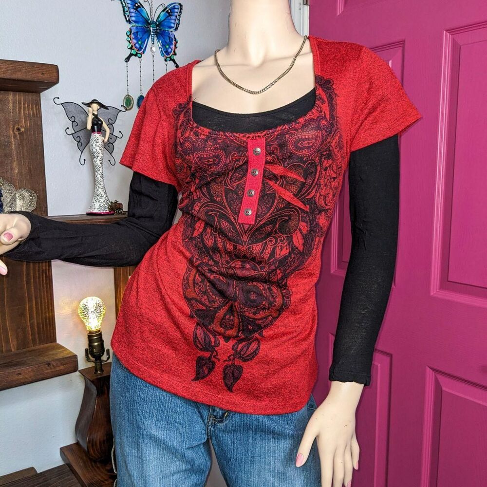 Energie Women's Red T-shirt